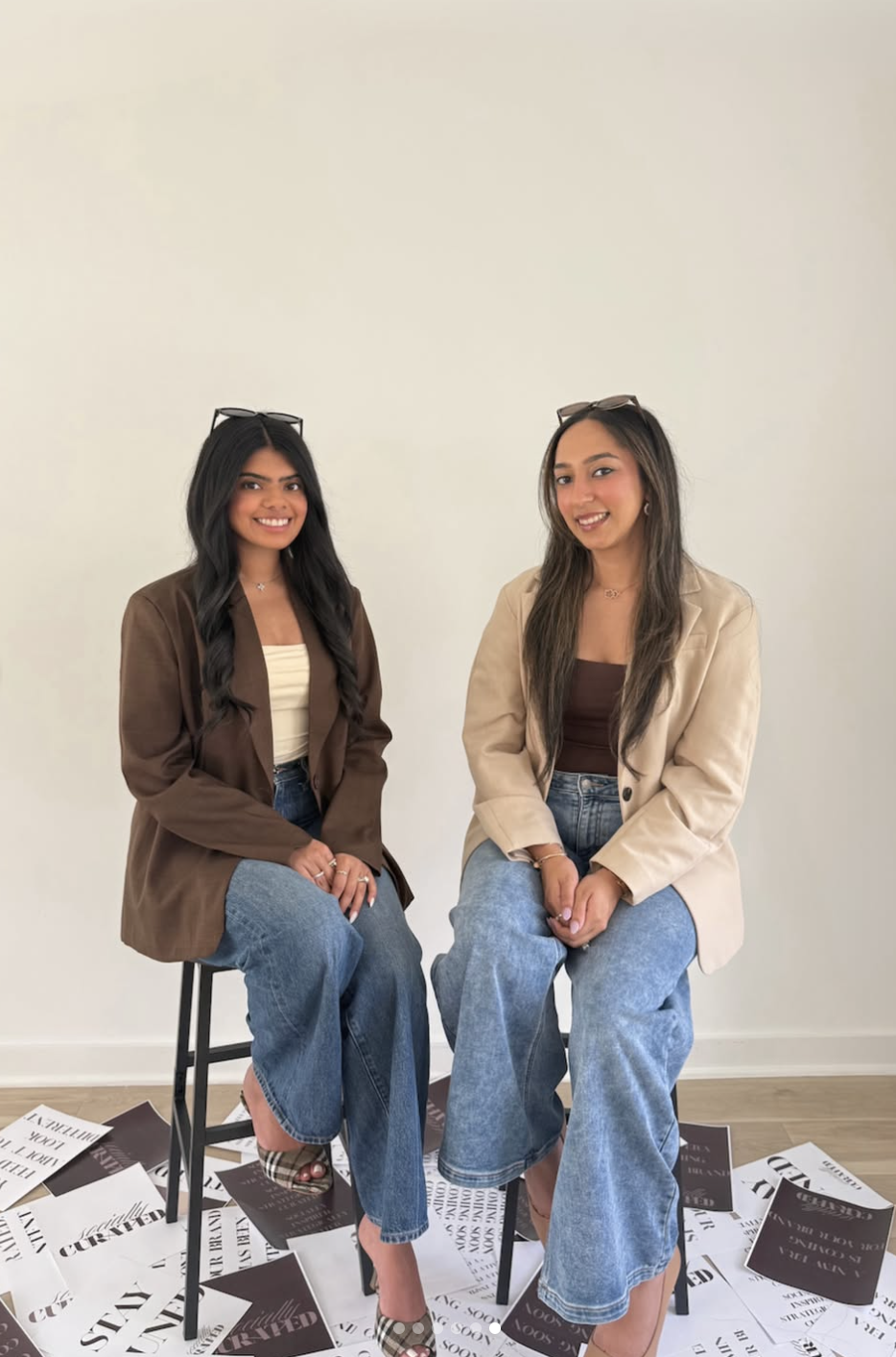 Anum and Alyna, co-founders